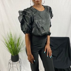 Puffy Ruffle Top